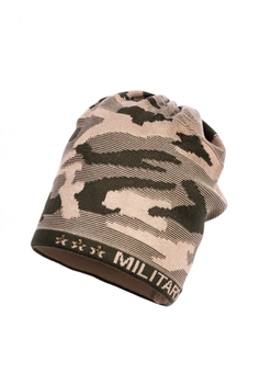 JAMIKS Kennedy czapka dla dzieci na jesień moro zielona