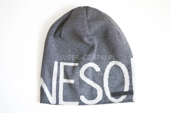 BROEL Dakota czapka dzianinowa dla chłopca grafit-szary