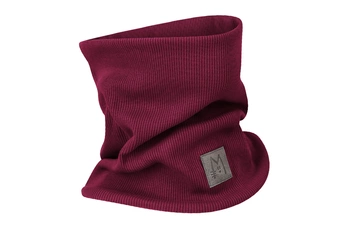 MIS GATOS komin tuba dla dzieci prążkowany bordowy L