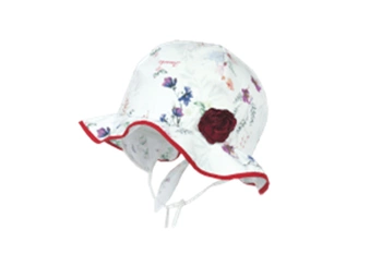 Jamiks MERCIANA kapelusz wiązany dla dziewczynki łąka