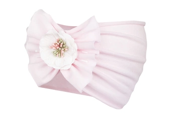 Jamiks LYDIA opaska dla dziewczynki kokarda jasny róż