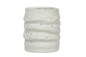 BROEL Michaela komin dzianinowy na zimę podszewka jasny szary