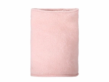 BROEL BUSIA ciepły komin na zimę futerko brudny róż M