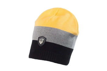 Jamiks HJALMAR czapka pasy dla chłopca miodowa