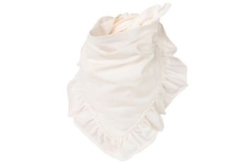 Jamiks AJA chustka bambusowa z falbankami biała