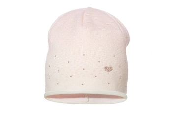 BROEL Cindirella czapka niemowlęca różowa KNIT