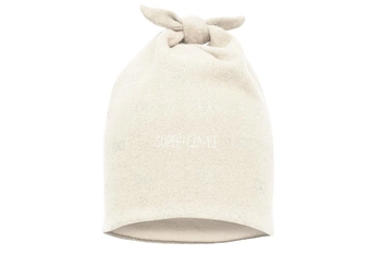 BROEL Blondi czapka dla dziewczynki kokarda ecru