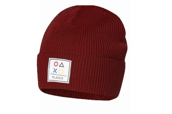 Broel GISBERN czapka dla chłopca bordo