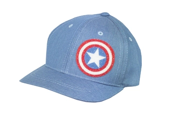 Jamiks CHASE czapka z daszkiem naszywka jeans