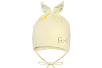 BROEL Eweline czapka niemowlęca wiosna żółta