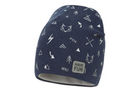 Broel IDEGARD czapka dla chłopca beanie granat