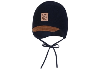 BROEL GUNTER czapka pilotka wiązana dla chłopca granat