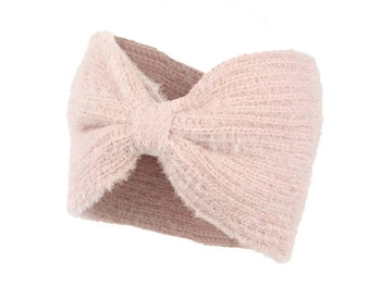 Jamiks BRAULIA szeroka opaska alpaka pudrowy róż