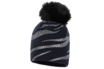 Broel BELINDA czapka dla dziewczynki z pomponem granat