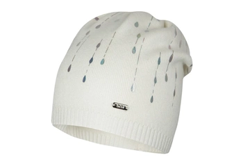 BROEL Eva czapka dzianinowa dla dziewczynki ecru