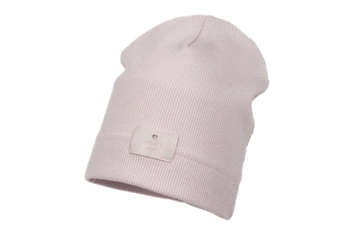 Jamiks PUTU czapka na wiosnę prążkowana róż