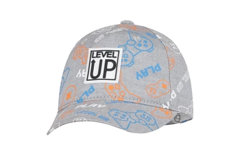 Broel FORD czapka bawełniana z daszkiem dla chłopca szara