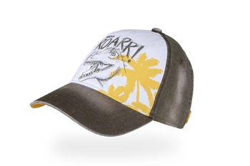 Tutu czapka z daszkiem dla chłopca na lato brąz