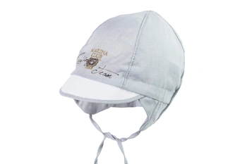 JAMIKS ACTON czapka wiązana dla chłopca na lato szara