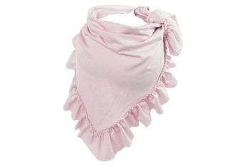 Jamiks JANE chustka bambusowa z falbankami lila róż