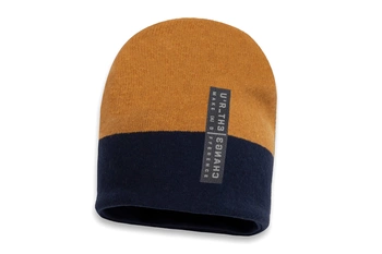 BROEL MAKARY czapka dla chłopca na jesień ciemny miodowy