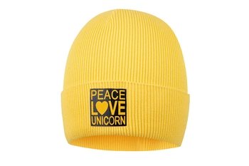 Broel CHER czapka prążkowana żółta