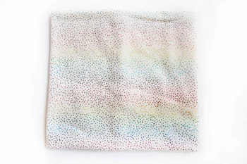 BROEL Dafne komin tuba pod szyję tęczowe kropki double ecru