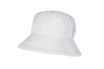 BROEL GEMMA kapelusz na lato bucket hat biały